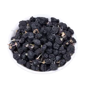 All'ingrosso di alta qualità tradizione cinese essiccata a base di erbe bacche nere di Goji bacche nere di Wolfberry