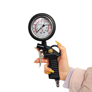 เครื่องวัดแรงดันลมยางแบบสายยาว 0-230psi หน้าปัดอนาล็อก สำหรับรถยนต์และรถจักรยานยนต์ - Product Image 6