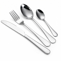 24 pièces de coffret cadeau de luxe, argenterie, fourchette, cuillère, couteau, vaisselle, couverts en acier inoxydable, ensemble de couverts en or, vente en gros