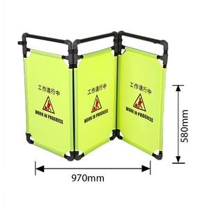 حاجز أمان أمان قابل للطي من بولي كلوريد الفينيل ، حاجز علامة أمان شديد التحمل ، حاجز حماية عالي الوضوح ، حاجز للمشاة - Product Image 2
