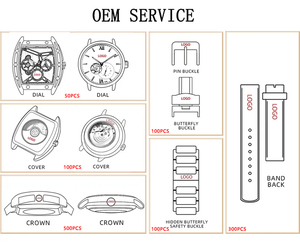 Montre mécanique 316L entièrement automatique <span class=keywords><strong>mouvement</strong></span> <span class=keywords><strong>82S7</strong></span> haut de gamme OEM ODM personnalisé - Product Image 6
