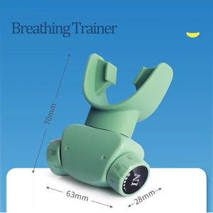 Entrenador de Respiración Atlética de Material ABS para Mejorar la Resistencia, 8 Niveles Ajustables, Portátil para Correr, <span class=keywords><strong>Yoga</strong></span> y Entrenamiento Físico - Product Image 1