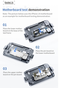 Qianli <span class=keywords><strong>iSocket</strong></span> 16 Series Fixation de cadre de test en couches pour carte mère pour <span class=keywords><strong>iPhone</strong></span> 16 à 16 Pro Max - Product Image 4
