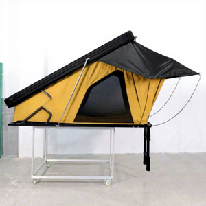 <span class=keywords><strong>Tente</strong></span> de toit triangulaire en alliage d'aluminium pour <span class=keywords><strong>camping</strong></span> en plein air, <span class=keywords><strong>tente</strong></span> de voiture <3000mm, imperméable, double couche, vente en gros d'usine - Product Image 2