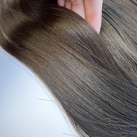 Schlussverkauf Großhandel Haarverkäufer Linie Haarverlängerung handgefertigt Feder 1 Stück brasilianisches Haar 7-15 Tage