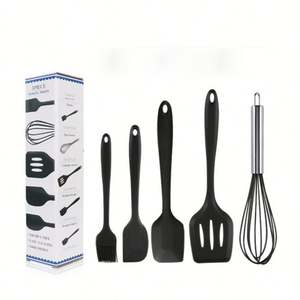 Gran oferta de utensilios de cocina, 5 uds., utensilios de cocina de silicona, herramientas de cocina - Product Image 3