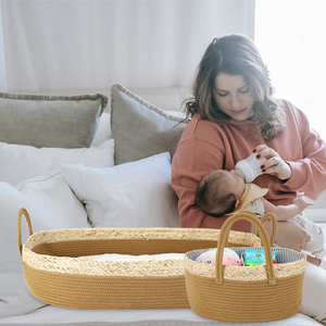 Cesta de cambio de bebé plegable ovalada Premium para recién nacidos - Product Image 6