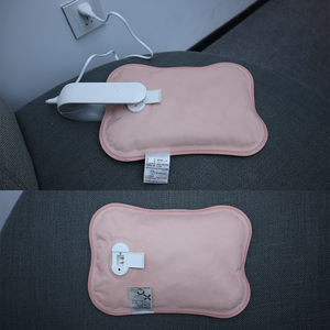 <span class=keywords><strong>Bouillotte</strong></span> électrique rechargeable avec housse en flanelle pour la maison et le bureau - Product Image 4