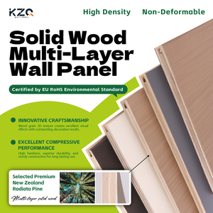 Panel <span class=keywords><strong>de</strong></span> Pared <span class=keywords><strong>de</strong></span> Madera Maciza Multicapa Ecológico E0 <span class=keywords><strong>de</strong></span> 12 mm <span class=keywords><strong>de</strong></span> Espesor, Múltiples Colores para Renovación <span class=keywords><strong>de</strong></span> Interiores <span class=keywords><strong>de</strong></span> Apartamentos - Product Image 2