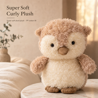 Peluche hibou douce de 20 cm pour machines à griffes, cadeaux de mariage, cadeaux de fête, vente en gros