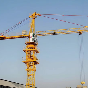 Grúa Torre QTZ80 (TC5513) en Oferta, Capacidad de Carga 6t, Carga de Descarga 1.3t, Longitud de Brazo 55m, para Obras de Construcción, Puertos y Hafenidades - Product Image 1