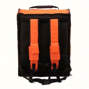 Mochila Aislante para Entrega de Pizza, Espuma de PE, Lámina de Aluminio, Lona de PVC 600D, 40x40x50cm, Negro/Colores Pantone, Personalizable, Grado Alimenticio - Product Image 4