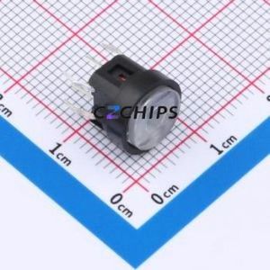 TSL06121-083B330BF-1BD1-1A2N Tactile Switch Through hole Component (THT) Switch Single Pole Single Throw Round Button 1.8N 6mm - Product Image 1