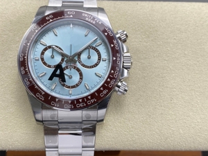 Reloj Mecánico Impermeable de Súper Calidad, Fábrica VS, 40 mm, Acero 904L, Movimiento 4131, Cronógrafo, Color Azul Hielo - Product Image 1