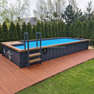 Piscina de Contenedor Marítimo de 20 pies con Ventana de Vidrio - Piscina Elevada con Filtración y LED <span class=keywords><strong>para</strong></span> Hoteles y Resorts - Product Image 3