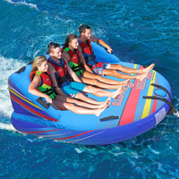 Tubes gonflables flottants renforcés pour usage commercial en gros, pour divertissement aquatique, remorquage par bateau à moteur et planche de surf