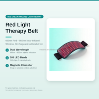 Ceinture de thérapie par lumière rouge OEM ODM 660nm 850nm à double longueur d'onde pour la relaxation musculaire, le soulagement de la douleur et la thérapie du dos et de la taille