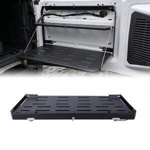 Venta Directa de Fábrica: Mesa Plegable de Doble Capa para Modelos <span class=keywords><strong>Ford</strong></span> <span class=keywords><strong>Bronco</strong></span> 2021-2024, Ideal para Acampar en la Puerta Trasera y Almacenamiento de Carga - Product Image 1