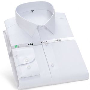 <span class=keywords><strong>Camisa</strong></span> de Vestir Elástica de Fibra de Bambú sin Hierro para Hombre, Ropa Formal de Negocios, Prenda de Vestir de <span class=keywords><strong>Manga</strong></span> <span class=keywords><strong>Larga</strong></span>, Prenda Profesional, Prenda de Vestir - Product Image 2