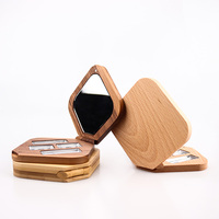 Palette de maquillage blush de haute qualité Vietnam WeWood, étui en bambou, poudre compacte pigmentée, fard à paupières estampillé, cosmétiques recyclés