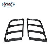 Couvercle de lampe de feu stop arrière en carbone sec véritable pour Ford Mustang 2015-2017