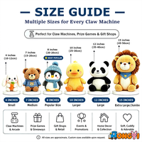 En gros, Peluche Kawaii souple de 8 pouces pour machine à griffes, Fourniture en vrac, Qualité supérieure