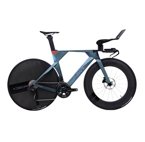 Vélo de contre-la-montre en carbone haute performance, groupe électronique 24 vitesses, roue avant 770C, frein à disque arrière, conception légère TT Vega, 9 kg - Product Image 2