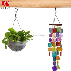 <span class=keywords><strong>Q</strong></span>-Móc Áo Cup Mắt Móc Với An Toàn Khóa Kim Loại <span class=keywords><strong>Q</strong></span> Móc Treo Trần Móc Vít Giáng Sinh Ánh Sáng Móc Cho Ngoài Trời Chuỗi Đèn - Product Image 4