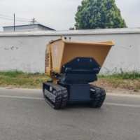 Last 1200 Kg Rotary Dumper Motor Power Loading Crawler Mini Dumper zu verkaufen