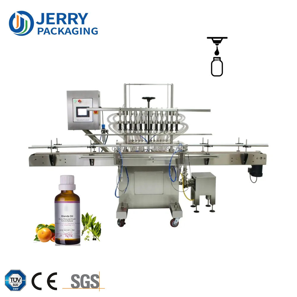 Energy Saving Negative Pressure Overflow Bottle Liquid Filling Machine Coconut Oil Machine Filling Edible Oil