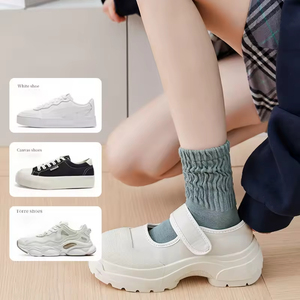 OEM Chaussettes Slouch Colorées Fantaisie pour Femmes Respirantes Douces Confortables Haute Qualité Vente en Gros - Product Image 6