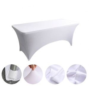 Ensemble de nappes et housses de chaise de 6 pieds de qualité supérieure pour la décoration d'hôtels, restaurants, mariages et banquets - Vente en gros - Product Image 4