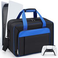 Sac de rangement pour console PS5 AA05101 en tissu Oxford avec fermeture éclair, résistant aux rayures, durable pour manette de jeu Sony PS5
