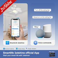 Ventilateur de plafond silencieux 1stshine de qualité commerciale, personnalisable OEM/ODM, à économie d'énergie, innovant, avec protection de sécurité et éclairage LED