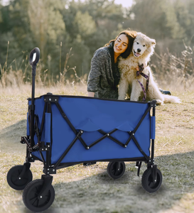 รถเข็นสำหรับออกค่ายสวนชายหาดกลางแจ้งแบบพกพาสามารถปรับแต่งได้รถเข็นตกปลาพับได้สำหรับช้อปปิ้งทัวร์โครงสร้างแพลตฟอร์ม - Product Image 6