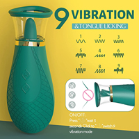 Frauen-Brustwarzen-Klitoris-Lecker Zungenvibrator Orgasmus Vagina-Sauger Massagegerät Stimulator Weiblicher Masturbator Sexspielzeug für Paare