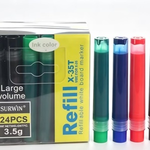 Wholesale Best Price Large Volume Color <b>Ink</b> <b>Refill</b> Set for Refillable Whiteboard Marker Pen - Product Image 3