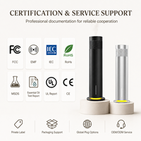Diffuseur d'huiles essentielles portable rechargeable de luxe, diffuseur d'arômes électrique sans eau pour la maison et l'hôtel
