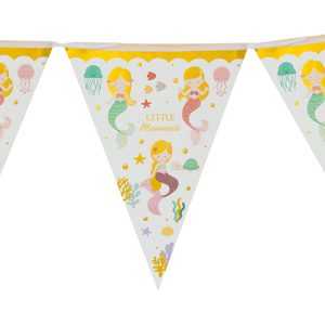 Décor <span class=keywords><strong>sirène</strong></span> jetable, 32 pièces, décorations de fête d'<span class=keywords><strong>anniversaire</strong></span> pour enfants, fournitures de fête, assiettes, tasses - Product Image 6