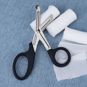 Ciseaux à pansements multi-usages en acier inoxydable médical de haute qualité, longueur 15 cm, ciseaux d'urgence pour traumatismes - Product Image 5