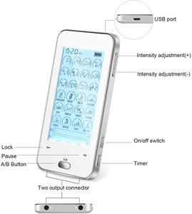 Máy trị liệu kỹ thuật số cứu trợ cơn đau 3 in1 massage EMS hàng chục đơn vị - Product Image 1