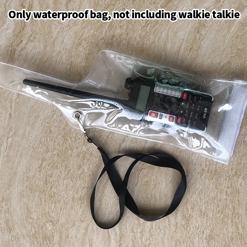 Custodia portatile impermeabile antipioggia per Baofeng Walkie Talkie custodia protettiva ricetrasmittente