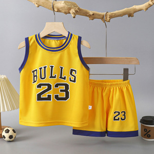 Set Personalizzato di Maglie da Basket <span class=keywords><strong>per</strong></span> Bambini |   2 Pezzi Divisa Sportiva Giovanile ad Asciugatura Rapida |   Tuta da Allenamento Professionale <span class=keywords><strong>per</strong></span> Ragazzi - Product Image 4