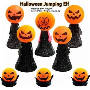 Muñeco <span class=keywords><strong>de</strong></span> Dedo Elástico <span class=keywords><strong>de</strong></span> <span class=keywords><strong>Calabaza</strong></span> <span class=keywords><strong>de</strong></span> Halloween con Expresión Adorable, Juguete Antiestrés - Duradero y Portátil para Uso en Interiores - Product Image 6