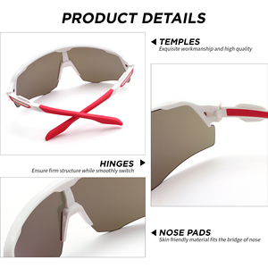 <span class=keywords><strong>Gafas</strong></span> <span class=keywords><strong>de</strong></span> Sol Deportivas con Protección UV400, Antiviento, para Ciclismo y Running, con Logotipo Personalizado, para Hombre - Product Image 4