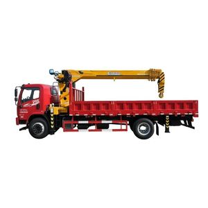 Grue à flèche droite montée sur camion Dongfeng D1S 8 tonnes, en stock, vente directe d'usine, prix compétitif - Product Image 1
