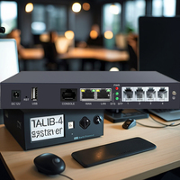 Adaptador de Puerta de Enlace VoIP de Bajo Costo y Nuevo, con 4 FXS para Red IP, de China