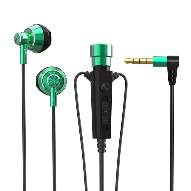 In Line Control With Mic Magnetic Wired Earphones Powerful Deep Bass Optimized Audio for Smartphone Gaming and Daily Music Use