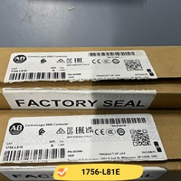 Módulo CPU PLC 1756 L81E 220V, Tarjeta Controladora de Automatización Industrial con Enlace E/S y Procesamiento Central para Programación PLC