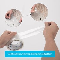 Ruban Adhésif Transparent Yalanpack Imperméable en Acrylique Sans BOPP pour Carton Haute Qualité 45 microns